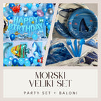 Veliki Morski party set + Baloni - Prestige