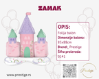 Folija Balon zamak 88cm