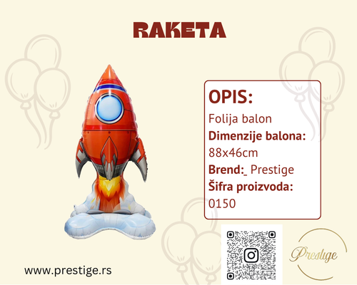 Folija balon raketa