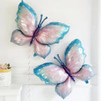 Balon plavo rozi leptir 100cm - Prestige
